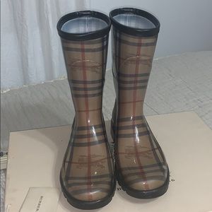 Burberry rain boots EUR 38 black